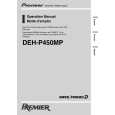PIONEER DEH-P450MP/XM/UC Instrukcja Obsługi