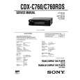 SONY CDXC760 Instrukcja Serwisowa