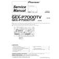 PIONEER GEX-P7000TV/ES Manual de Servicio