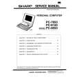 SHARP PC-7850 Manual de Servicio