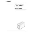 SONY DXC-H10 Manual de Servicio