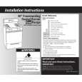 WHIRLPOOL TGP325KW0 Manual de Instalación