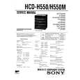 SONY HCD-H550 Manual de Servicio