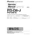 PIONEER PD-D6-J/MYXJ5 Instrukcja Serwisowa