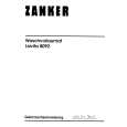 ZANKER LAVITA8092RS Manual de Usuario