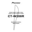 PIONEER CT-W208R/KCXJ Instrukcja Obsługi