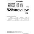 PIONEER S-VS800VLRW/XJI/NC Manual de Servicio
