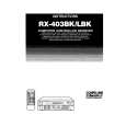 JVC RX-403BK Manual de Usuario