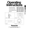 PANASONIC AWRP400 Instrukcja Obsługi