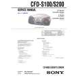 SONY CFDS100 Manual de Servicio