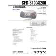 SONY CFDS100 Instrukcja Serwisowa