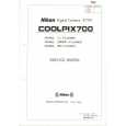 NIKON COOLPIX700 Instrukcja Serwisowa