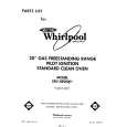 WHIRLPOOL SF010ESRW1 Catálogo de piezas