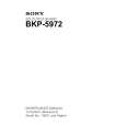 SONY BKP-5972 Manual de Servicio