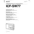 ICF-SW77 - Haga un click en la imagen para cerrar