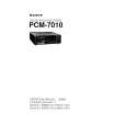 SONY PCM7010 Manual de Usuario