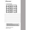 PIONEER S-IC631-LR/XTM/UC Manual de Usuario