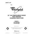 WHIRLPOOL SF310PERW3 Katalog Części