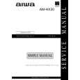AIWA AMHX30 AEZAK Instrukcja Serwisowa