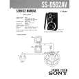 SONY SSD502AV Manual de Servicio