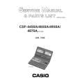 CASIO CSF-4970A Instrukcja Serwisowa