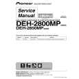 PIONEER DEH-2800MPXN Manual de Servicio