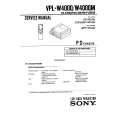 SONY VPL-W400QM Manual de Servicio