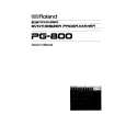 ROLAND PG-800 Manual de Usuario