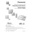PANASONIC DVDPA65DZS Instrukcja Obsługi