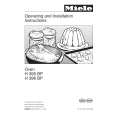 MIELE H396BP Manual de Usuario