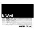 KAWAI DX100 Instrukcja Obsługi