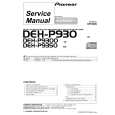 PIONEER DEH-930 Manual de Servicio