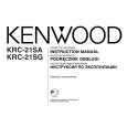 KENWOOD KRC-21SA Manual de Usuario
