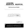 ALPINE MRV-F407 Manual de Servicio