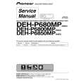 PIONEER DEH-P6850MPCN Instrukcja Serwisowa