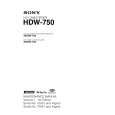 SONY HKDW-703 Manual de Servicio