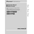 PIONEER DEH-P2600 Instrukcja Obsługi