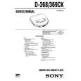 SONY D369CK Manual de Servicio