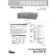 SONY STR-AV920 Manual de Servicio