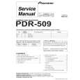 PIONEER PDR-509/SDBW Instrukcja Serwisowa