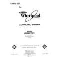 WHIRLPOOL LA6800XPW0 Catálogo de piezas