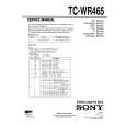 SONY TCWR465 Instrukcja Serwisowa
