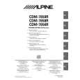 ALPINE CDM7858R Instrukcja Obsługi