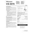 PIONEER CS-3070/SXTW/EW5 Manual de Usuario