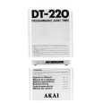 AKAI DT-220 Manual de Usuario