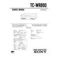 SONY TCWR890 Manual de Servicio