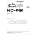 PIONEER ND-PG1/E5 Manual de Servicio