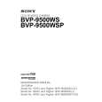 SONY BVP-9500WS Manual de Servicio