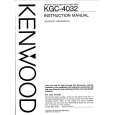 KENWOOD KGC4032 Instrukcja Obsługi