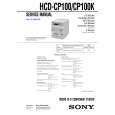SONY HCDCP100 Manual de Servicio